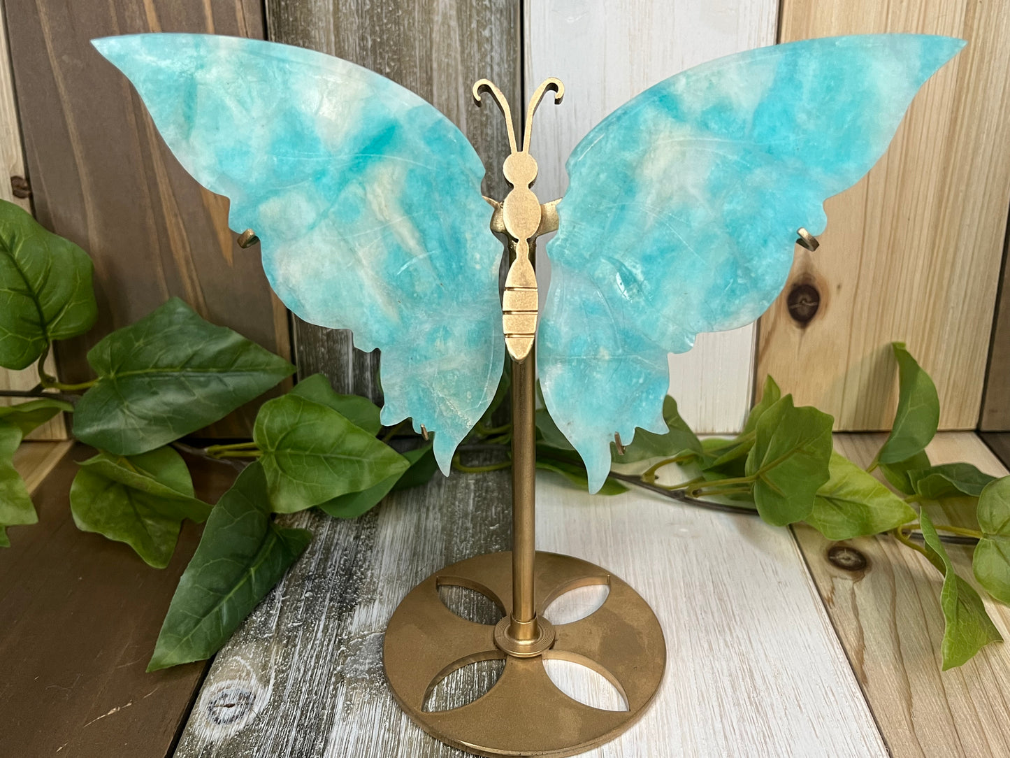 Amazonite Butterfly Wings