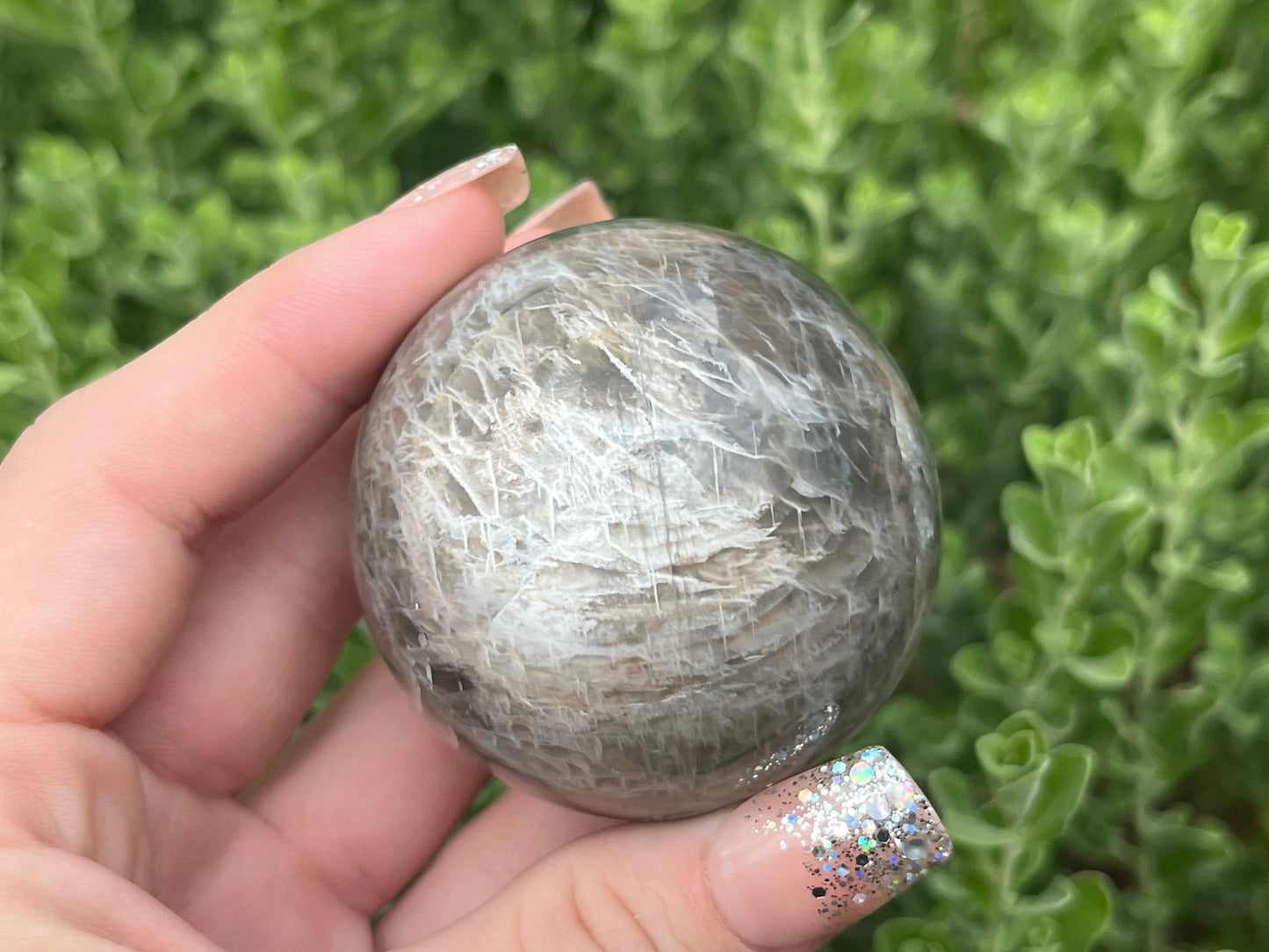 Black Moonstone Sphere