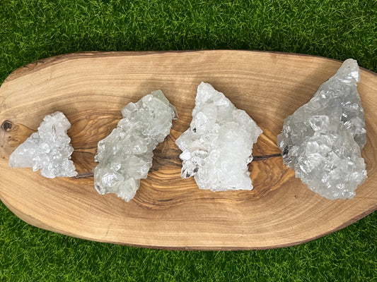 White Apophyllite Crystal Cluster