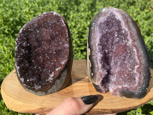 Amethyst Cut Bases from Brazil