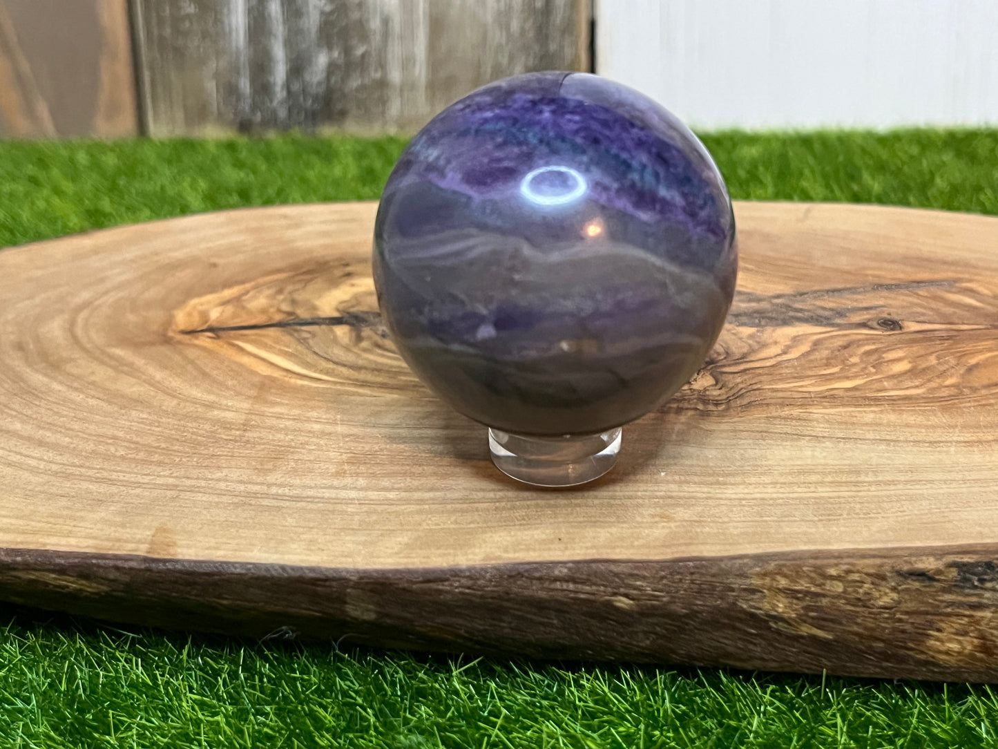 Silk Fluorite Sphere