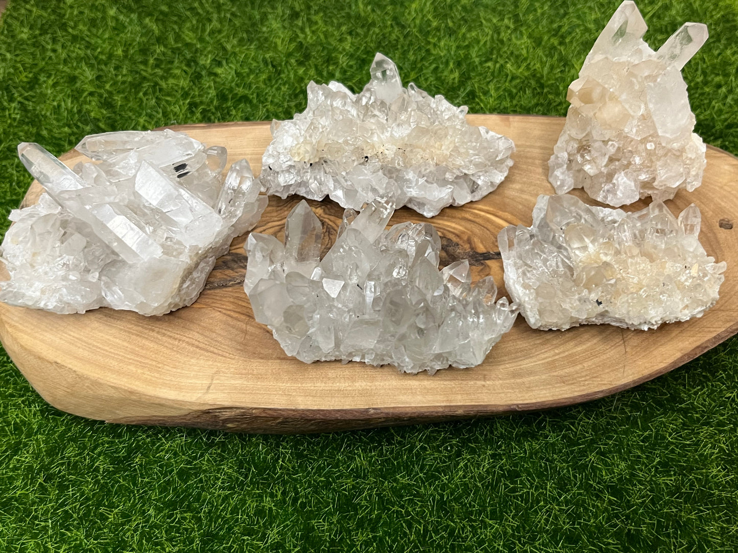 Clear Quartz Crystal Cluster