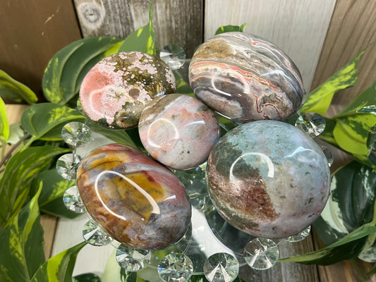 Sea Jasper Palm Stones