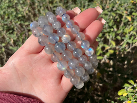 Labradorite Bead Bracelet