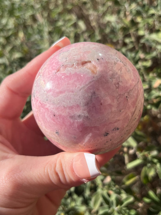 Peruvian Rhodochrosite Sphere