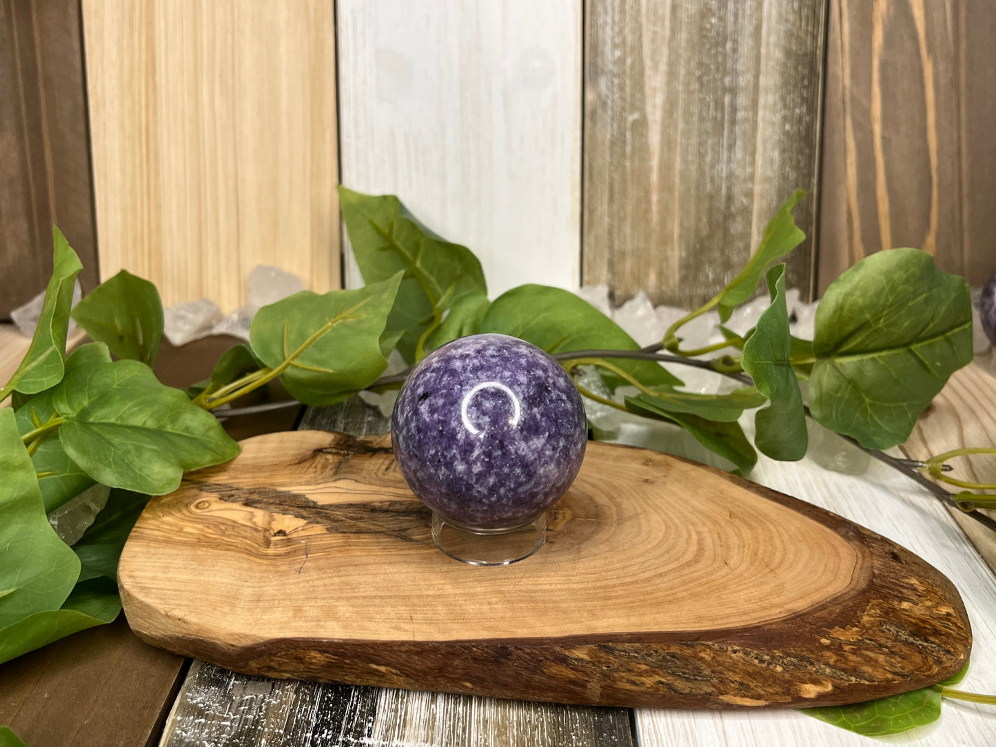 Lepidolite Sphere