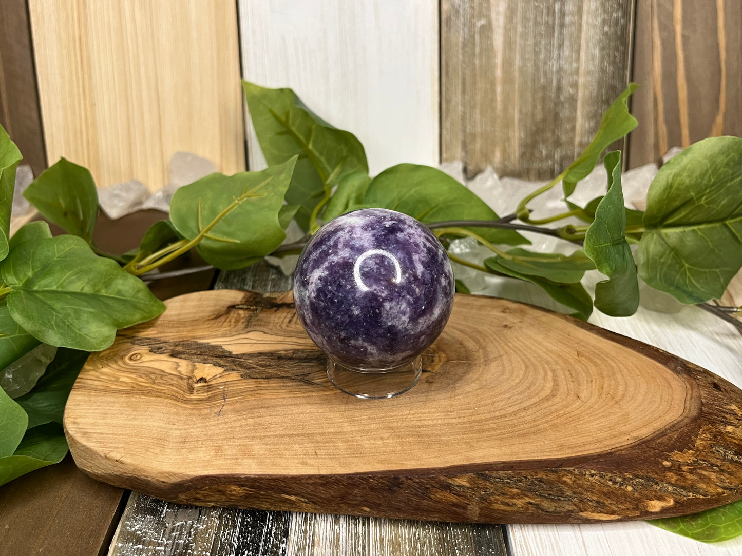 Lepidolite Sphere