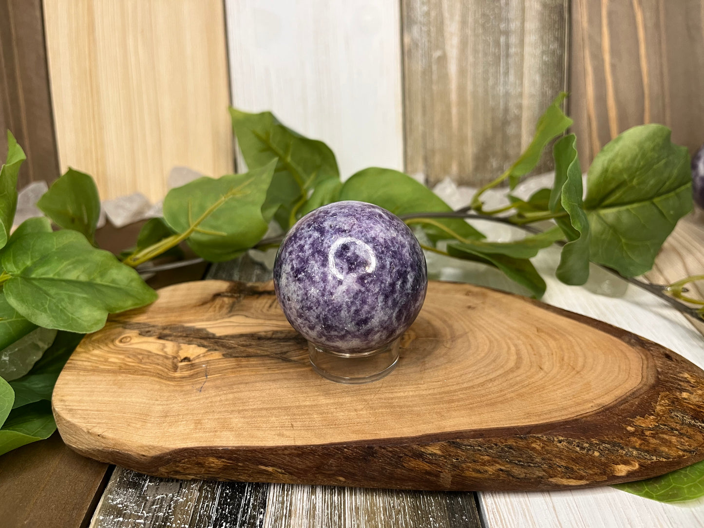 Lepidolite Sphere